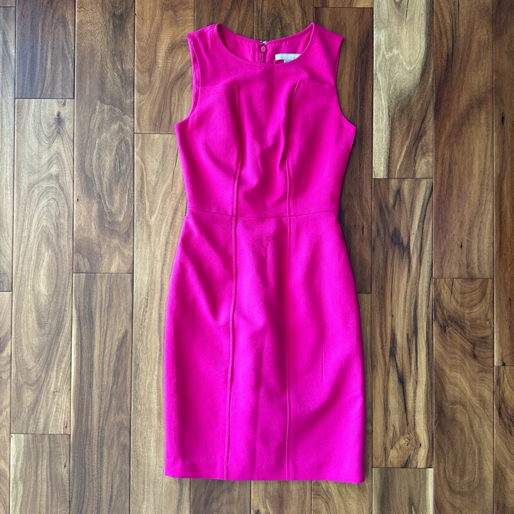 Banana Republic Factory Hot Pink Sheath Dress